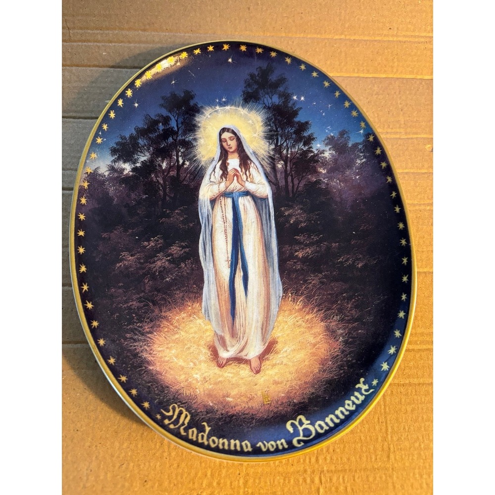 Bradford Exchange Plate 1994 Die Madonna Von Banneux #A4582 Collection